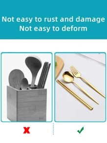 3pcs Stainless Steel Cutlery Set - Gold - View 4