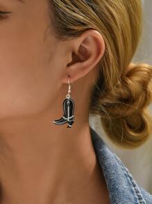 Boots Drop Earrings - Multicolor - View 1