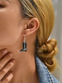 Boots Drop Earrings - Multicolor - View 3