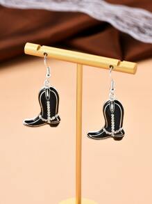 Boots Drop Earrings - Multicolor - View 5