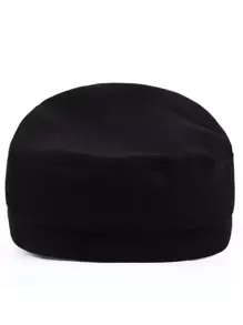 男士葉子刺繡貝克男孩帽波西米亞風格 - 黑色 - 查看 5