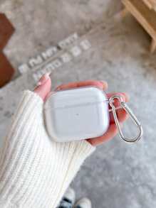 1 件透明 TPU 防震耳机盒，带金属夹，适用于所有 型号（1st、2nd、3rd、4rd、Pro、Pro 2），防刮且耐用 - 無色 - 查看 5