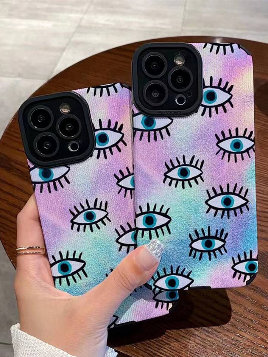 Ốp điện thoại họa tiết mắt ác - Nhiều màu - Xem 1