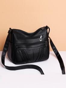 編織細節流浪包