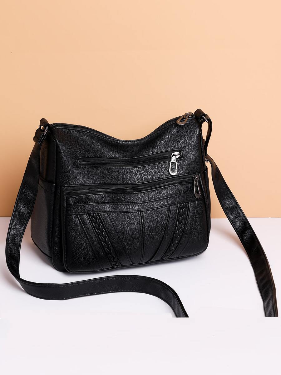 編織細節流浪包