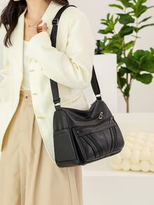 編織細節流浪包