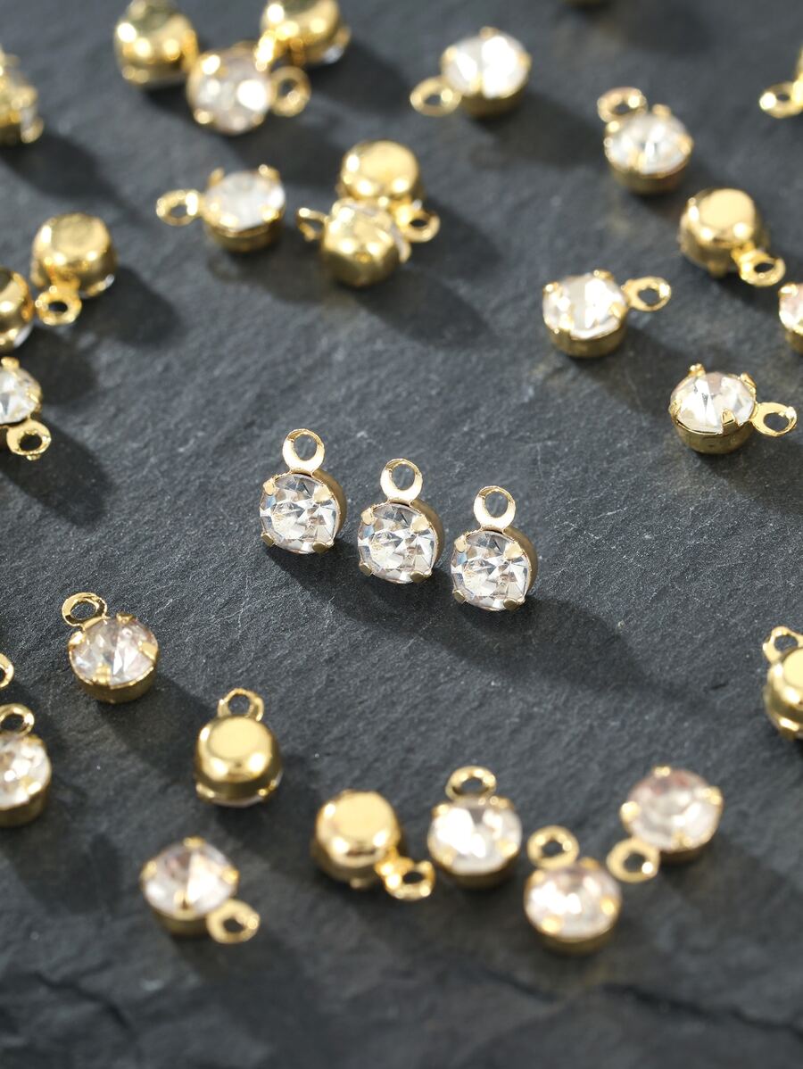 50pcs Rhinestone Decor DIY Pendant - Multicolor - View 1