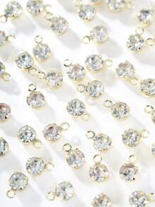 50pcs Rhinestone Decor DIY Pendant - Multicolor - View 2