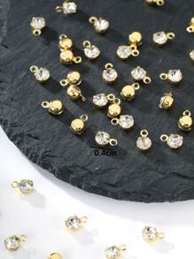 50pcs Rhinestone Decor DIY Pendant - Multicolor - View 3