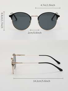 Gafas de sol de ojo de gato - Gris - Ver 5