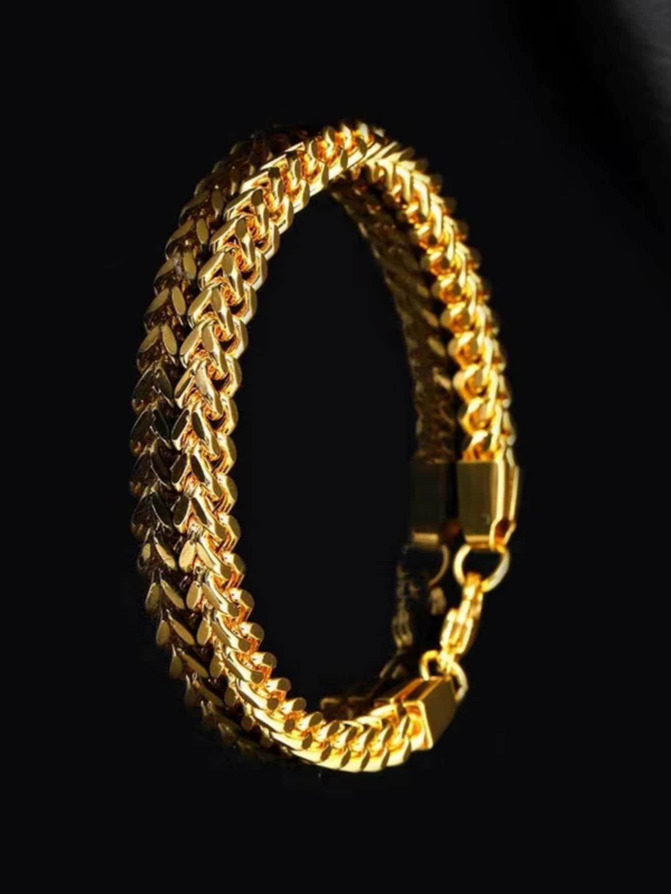 Men Minimalist Bracelet Punk Hip Pop Style