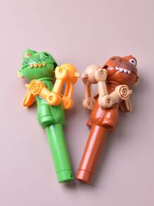 Juguete para gatos con forma de dinosaurio, para insertar bolas de hierba gatera, de color aleatorio, juguete interactivo para gatos, adecuado para el uso diario de los gatos como juguete