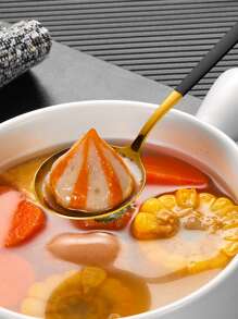 4pcs Stainless Steel Cutlery Set - Black - View 4