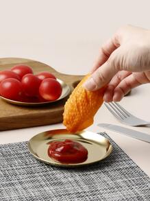 1pc Stainless Steel Sauce Dish - Gold - View 4