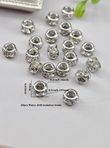 20pcs Pure Copper Jewelry DIY Spacer Beads