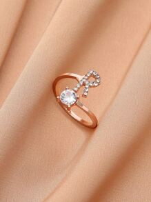 1 chiếc vòng tay trang trí bằng đá rhinestone - Hoa hồng vàng - Xem 3