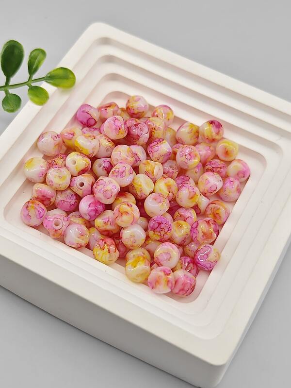 100pcs DIY Glass Bead SHEIN USA