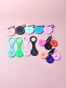 1入組隨機色矽膠拉出式廁所包,不附帶垃圾桶包,寵物廁所包適用於小狗 - 彩色 - 查看 2