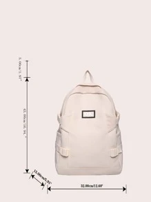 Balo Thời Trang Nữ Lá thư - trắng - Xem 3