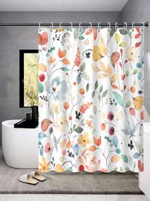 1 chiếc rèm tắm họa tiết hoa - Nhiều màu - Xem 1