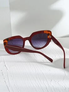 Gafas de sol de ojo de gato - Burdeos - Ver 2