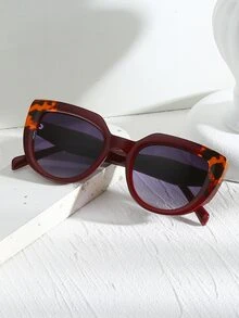 Gafas de sol de ojo de gato - Burdeos - Ver 3