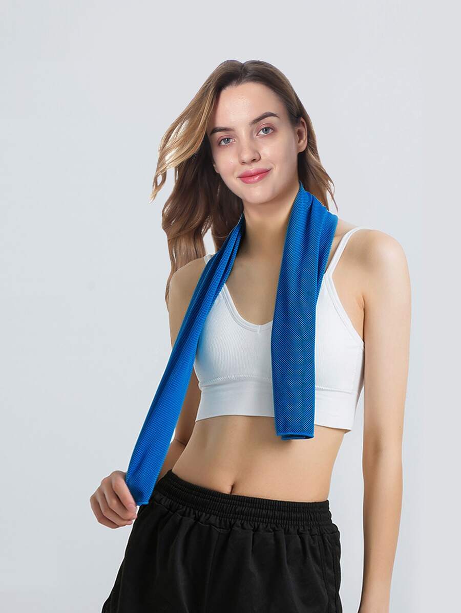 1 pieza Toalla deportiva de secado rápido - Azul - Ver 1