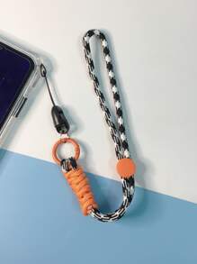 1pc Woven Phone Lanyard - Multicolor - View 1