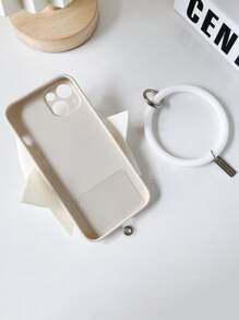 Bow Decor Phone Case With Ring Pendant - Multicolor - View 4