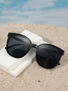 Gafas de sol de marco cuadrado - Gris - Ver 1