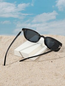 Gafas de sol de marco cuadrado - Gris - Ver 3