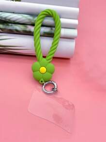 1pc Flower Decor Phone Lanyard - Multicolor - View 2