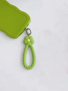 1pc Flower Decor Phone Lanyard - Multicolor - View 3