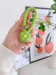 1pc Flower Decor Phone Lanyard - Multicolor - View 4