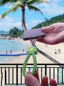 1pc Flower Decor Phone Lanyard - Multicolor - View 5