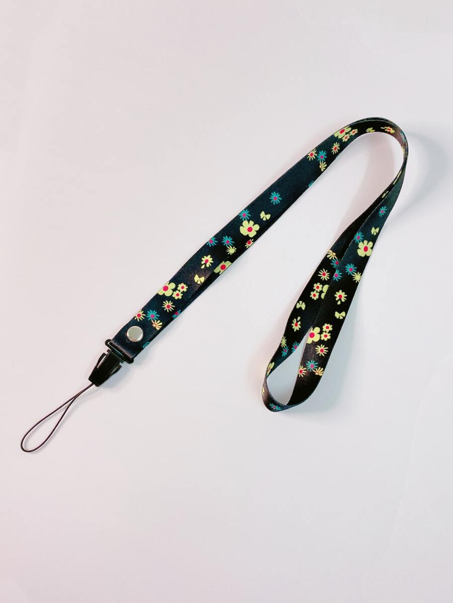 1 pieza Tira de celular con patrón floral - Multicolor - Ver 1