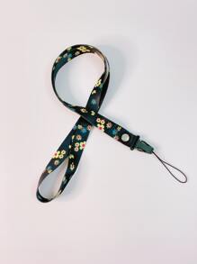 1 pieza Tira de celular con patrón floral - Multicolor - Ver 2