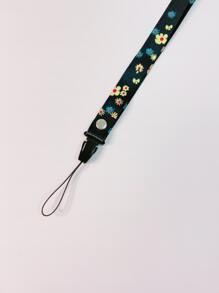 1 pieza Tira de celular con patrón floral - Multicolor - Ver 3