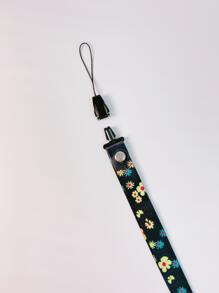 1 pieza Tira de celular con patrón floral - Multicolor - Ver 4