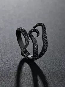 Đàn ông thời trang và phổ biến Thiết kế vòng bít hợp kim bạch tuộc cho món quà trang sức và cho vẻ ngoài sành điệu - màu đen - Xem 1