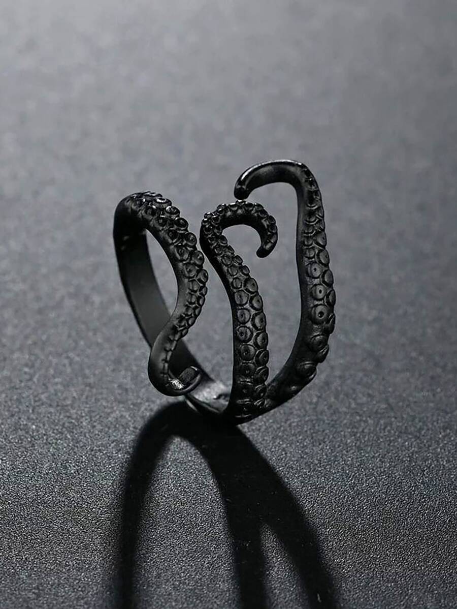 Đàn ông thời trang và phổ biến Thiết kế vòng bít hợp kim bạch tuộc cho món quà trang sức và cho vẻ ngoài sành điệu - màu đen - Xem 1
