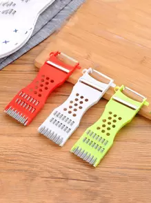 1入組隨機顏色多功能蔬菜削皮刀，蔬菜水果工具，廚房用品，切割器，食品，沙拉，裝飾，收納，派對，生日必備