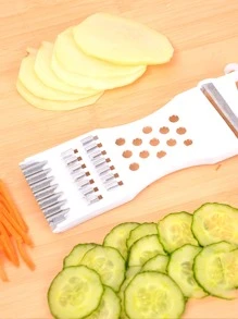 1入組隨機顏色多功能蔬菜削皮刀，蔬菜水果工具，廚房用品，切割器，食品，沙拉，裝飾，收納，派對，生日必備