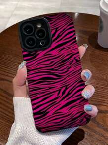 Ốp điện thoại họa tiết sọc ngựa vằn Y2K - Nhiều màu - Xem 3