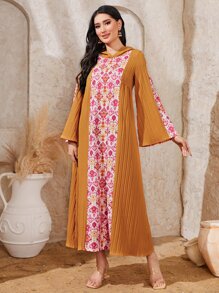 Al Najma Váy Ả Rập Hoa Boho - Nhiều màu - Xem 4