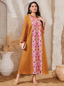 Al Najma Váy Ả Rập Hoa Boho - Nhiều màu - Xem 5