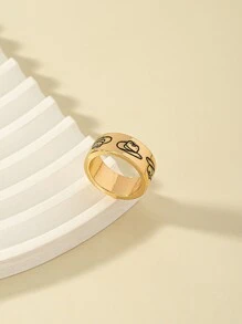 Hat Detail Ring - Yellow Gold - View 3