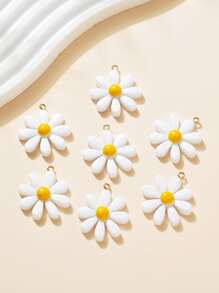 7入組花DIY吊墜 - 白色 - 查看 2