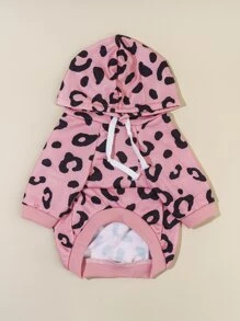 PETSIN Capucha para mascota con estampado de leopardo - Multicolor - Ver 2