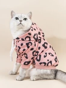 PETSIN Capucha para mascota con estampado de leopardo - Multicolor - Ver 3